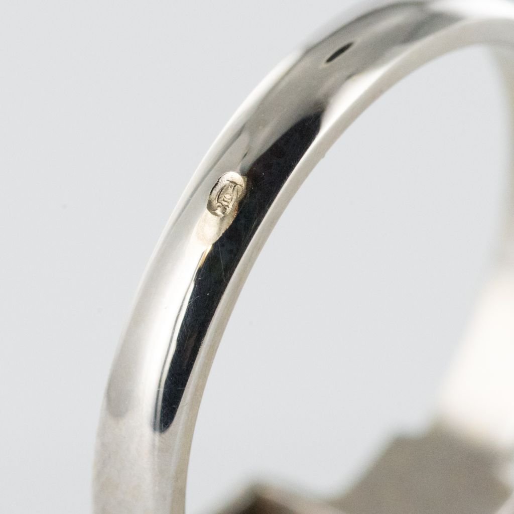 Bague saphir diamants style art déco - Castafiore