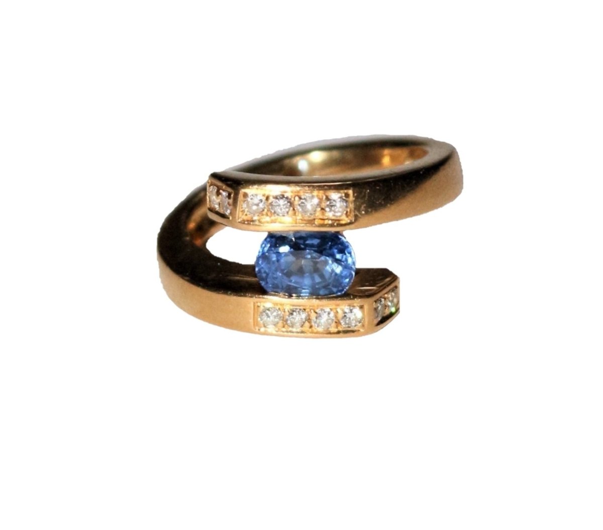 Bague Saphir Du Sri Lanka Ceylan - Castafiore