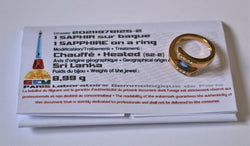 Bague Saphir Du Sri Lanka Ceylan - Castafiore