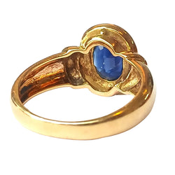 Bague Saphir en or jaune - Castafiore