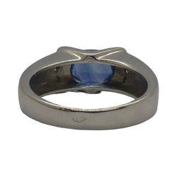 Bague Saphir non - chauffé en or blanc - Castafiore