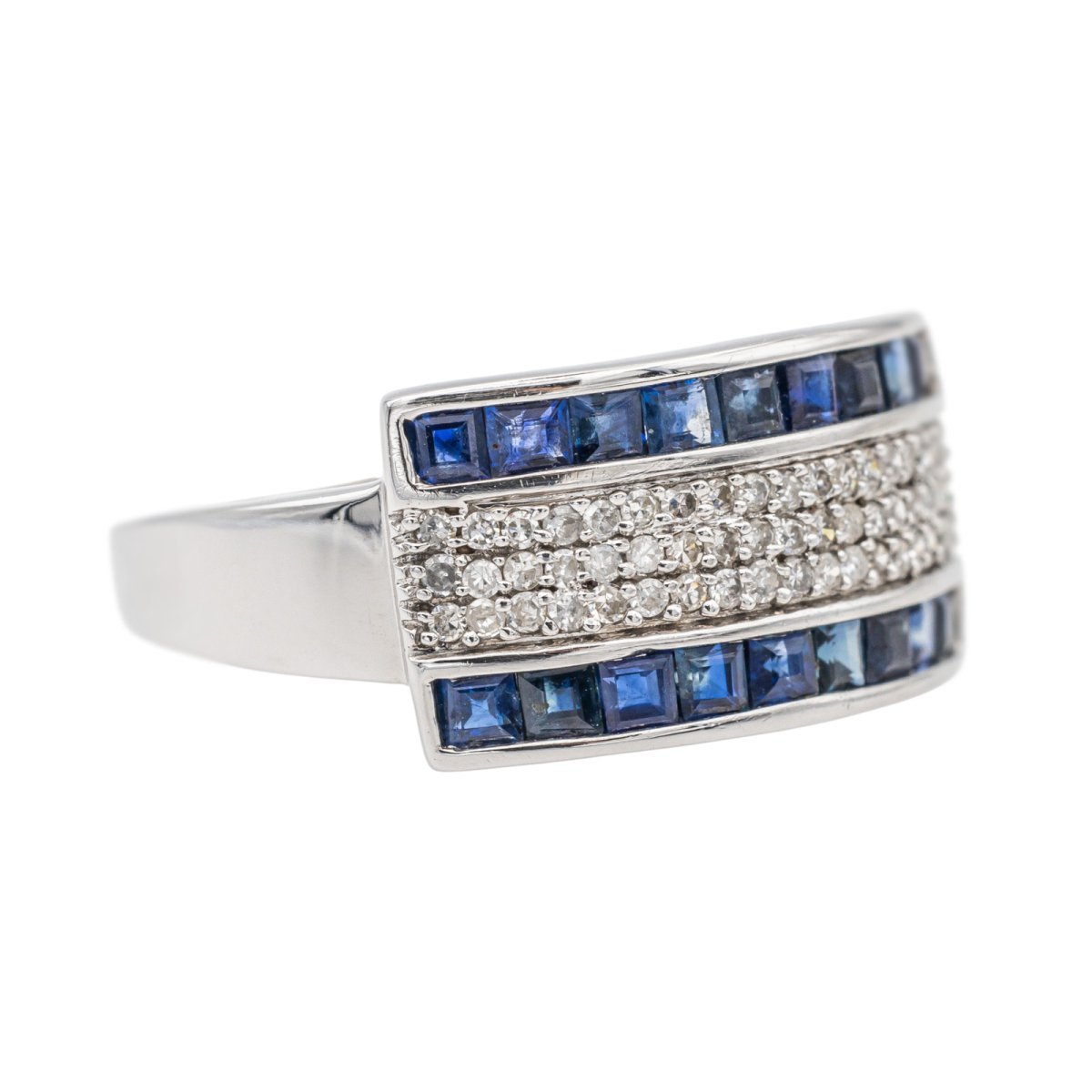 Bague Saphir Or Blanc - Castafiore