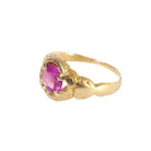 Bague saphir rose en or - Castafiore