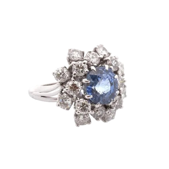 Bague Saphir vintage en or jaune - Castafiore