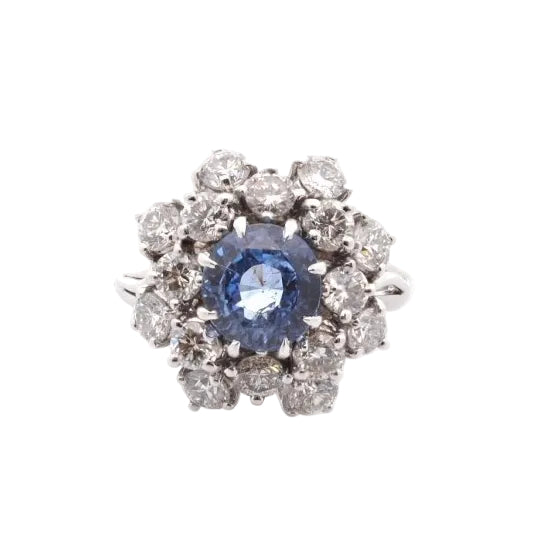 Bague Saphir vintage en or jaune - Castafiore