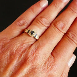 Bague Saphirs Et Diamants, Or 18 Carats - Castafiore