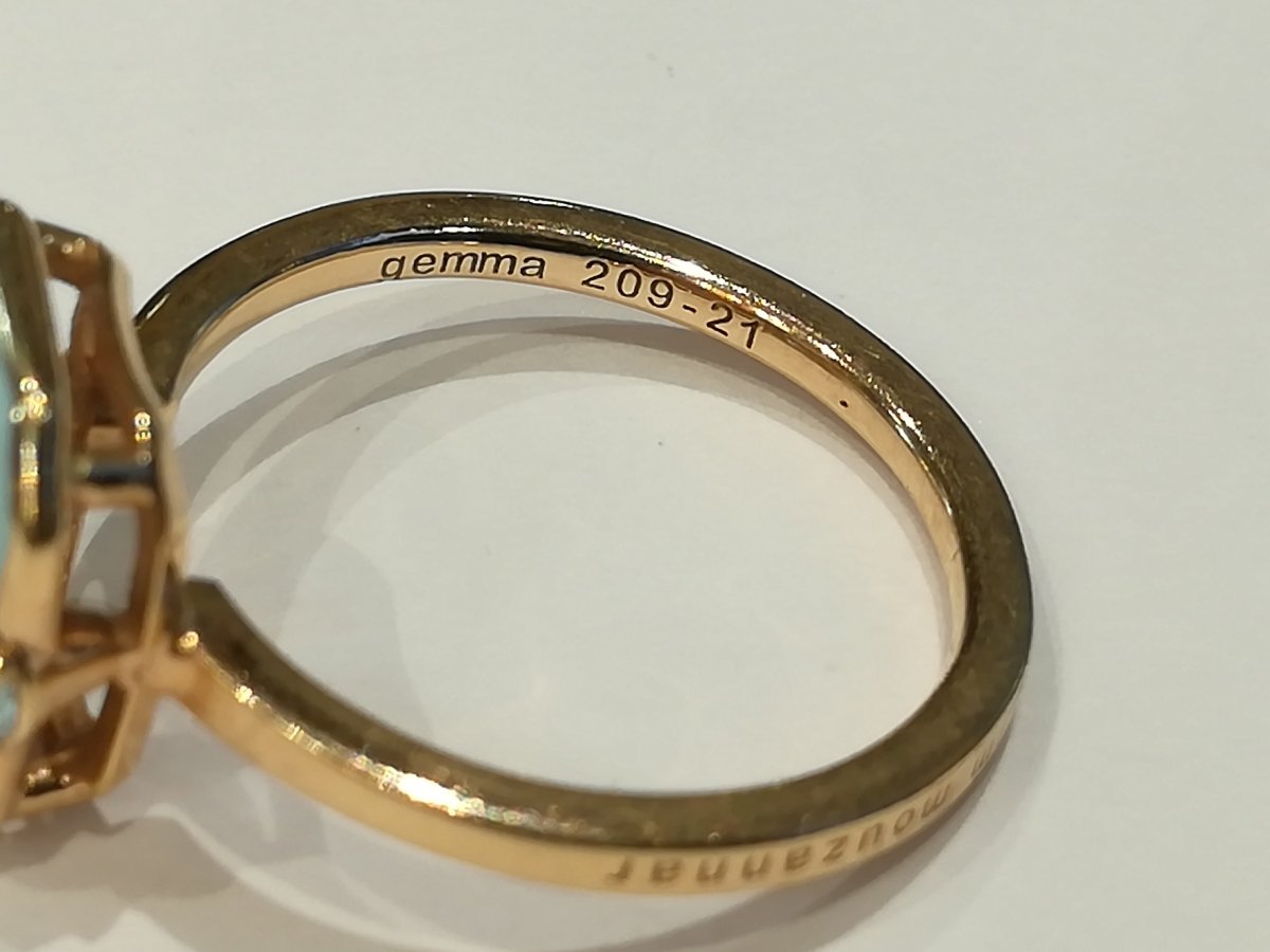 Bague Sélim Mouzannar Or Rose Morganite - Castafiore