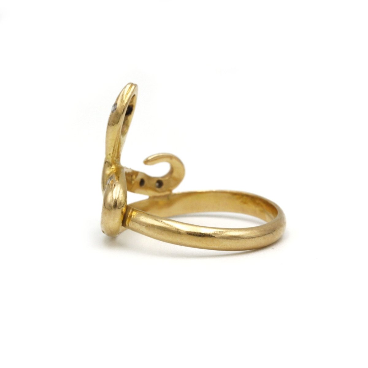 Bague Serpent en or et diamants - Castafiore
