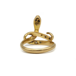Bague Serpent en or et diamants - Castafiore