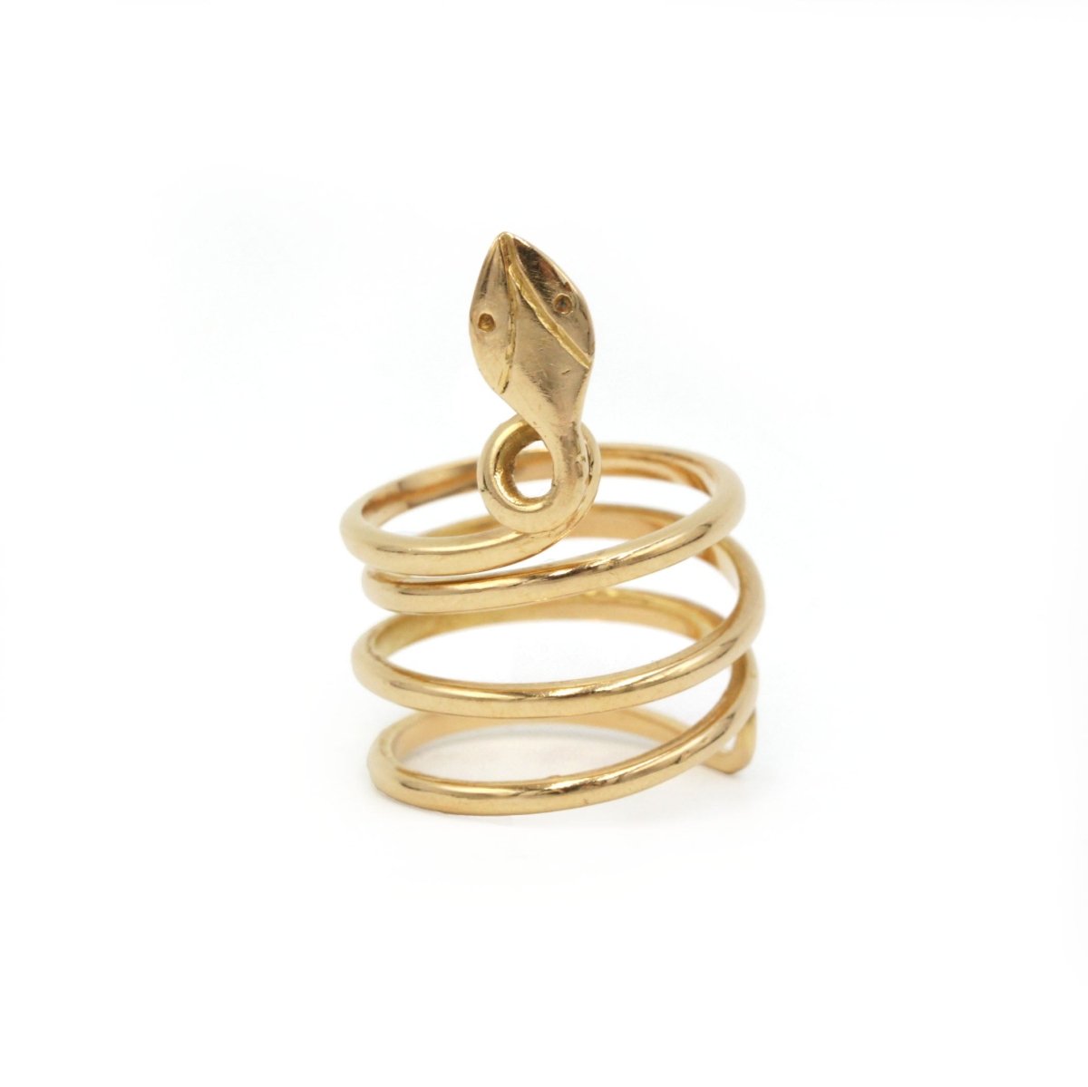 Bague Serpent en or jaune - Castafiore