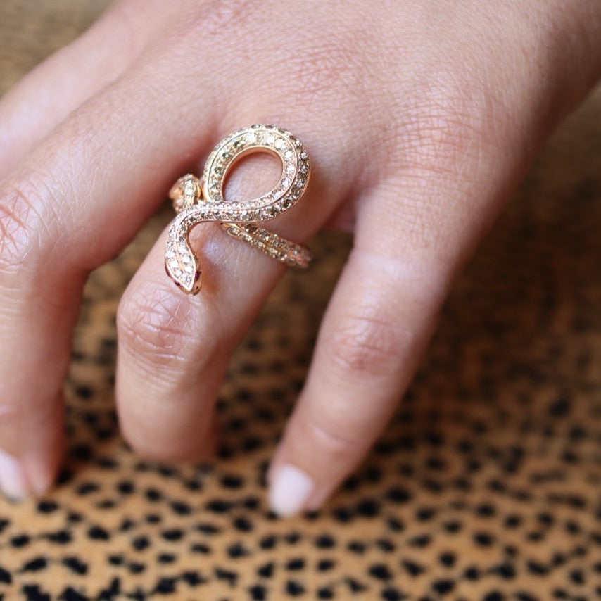 Bague fashion forme serpent