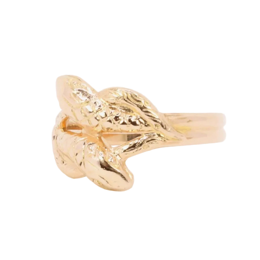 Bague serpent vintage or rose - Castafiore
