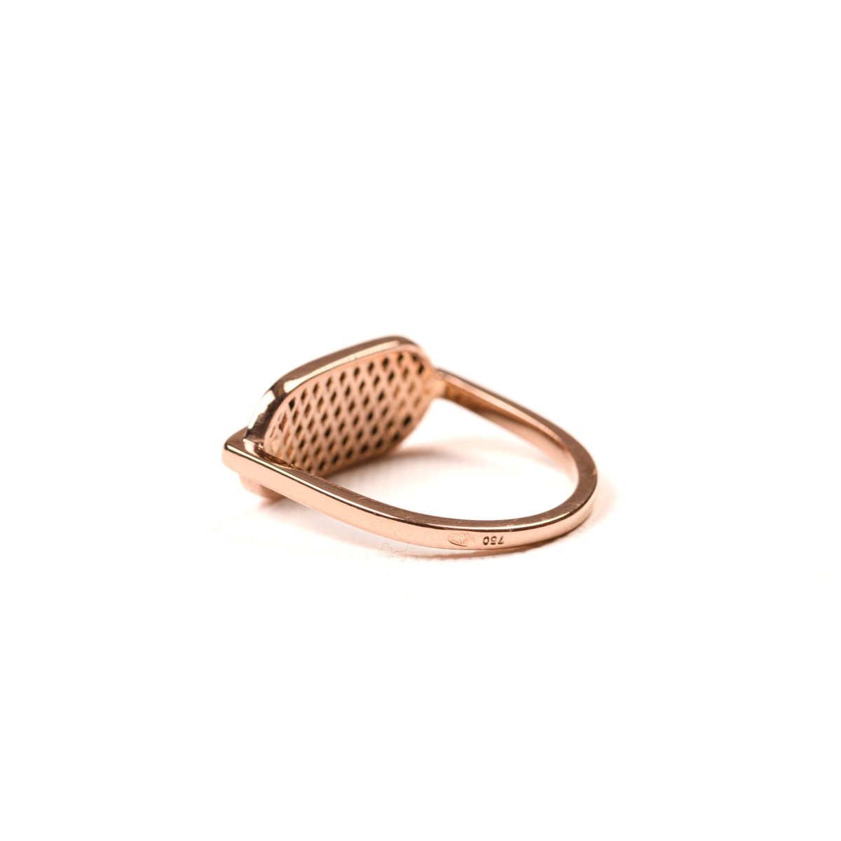 Bague SO SHOCKING "La Singulière" en or rose et diamants noirs - Castafiore