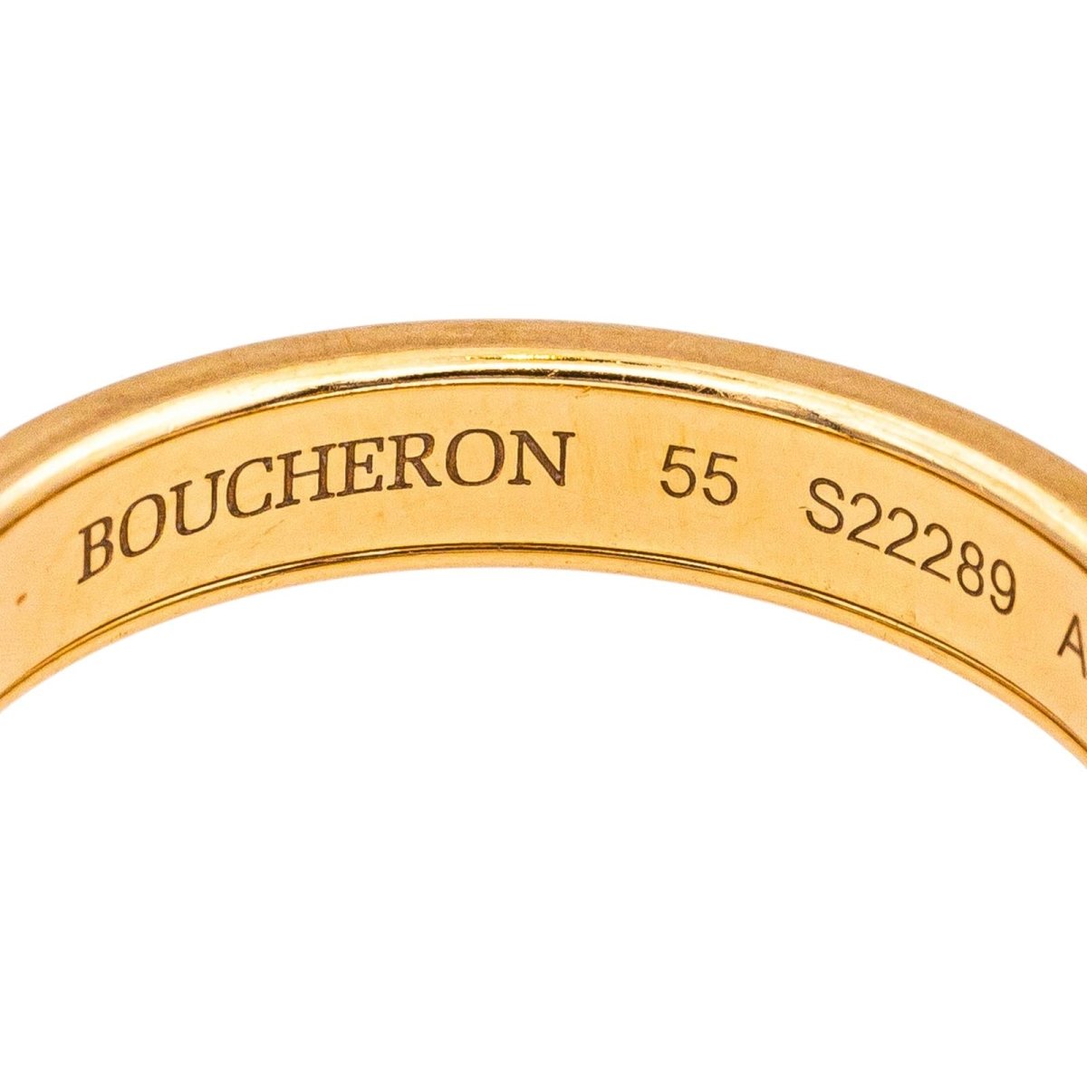 Bague Solitaire BOUCHERON "Solitaire Quatre Classique" en or jaune, or rose et diamant - Castafiore