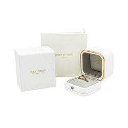 Bague Solitaire BOUCHERON "Solitaire Quatre Classique" en or jaune, or rose et diamant - Castafiore