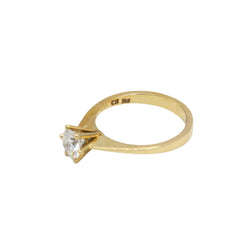 Bague Solitaire BUCHERER en or jaune et diamant - Castafiore