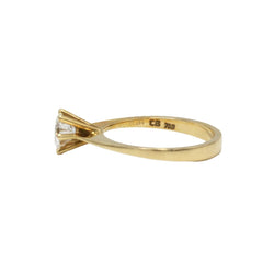 Bague Solitaire BUCHERER en or jaune et diamant - Castafiore