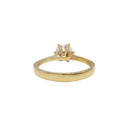 Bague Solitaire BUCHERER en or jaune et diamant - Castafiore