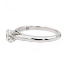 Bague Solitaire CARTIER "1895" en Platine et Diamant - Castafiore