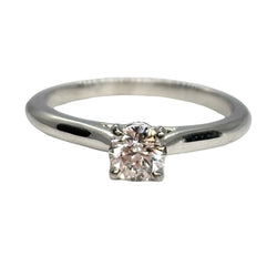 Bague Solitaire CARTIER en platine et diamant - Castafiore