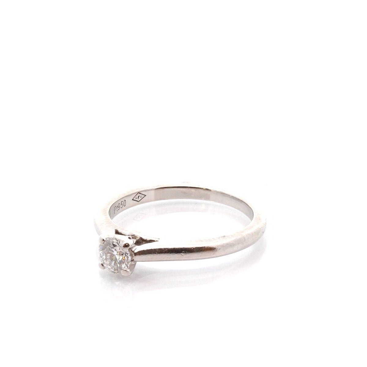 Bague Solitaire CARTIER en platine et diamant - Castafiore