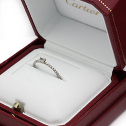 Bague Solitaire CARTIER "Étincelle" en or blanc et diamants - Castafiore