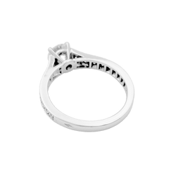 Bague Solitaire CARTIER "Solitaire 1895" en platine et diamants - Castafiore