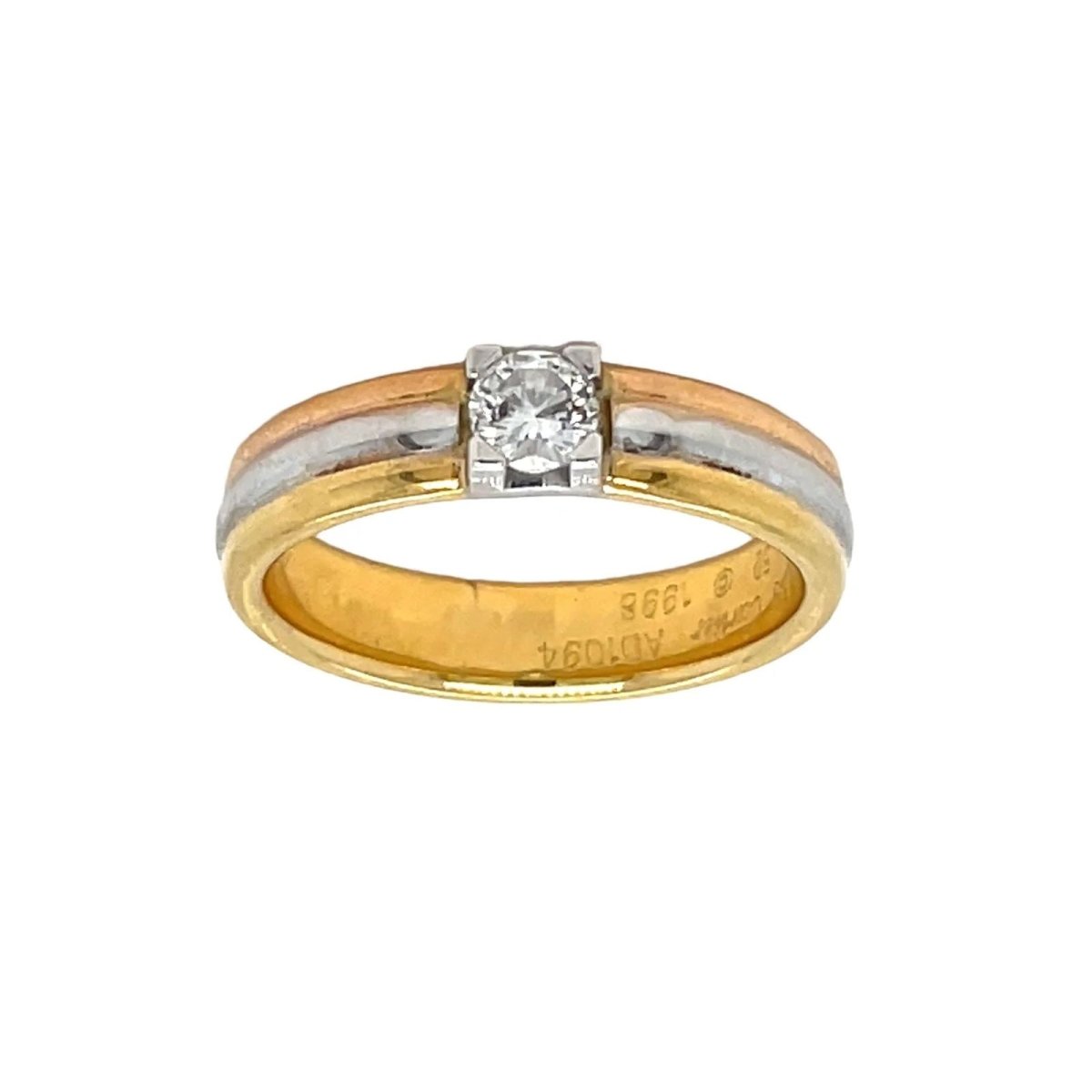 Bague Solitaire CARTIER "Trinity" - Castafiore