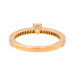 Bague Solitaire CHAUMET "Joséphine Éclat d'Éternité" en or rose et diamants - Castafiore