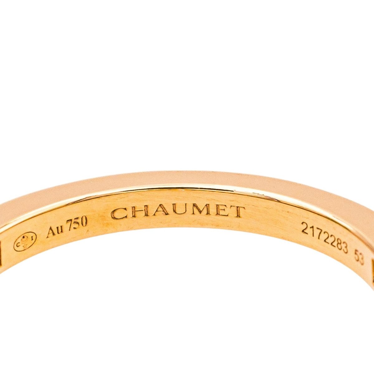Bague Solitaire CHAUMET "Joséphine Éclat d'Éternité" en or rose et diamants - Castafiore