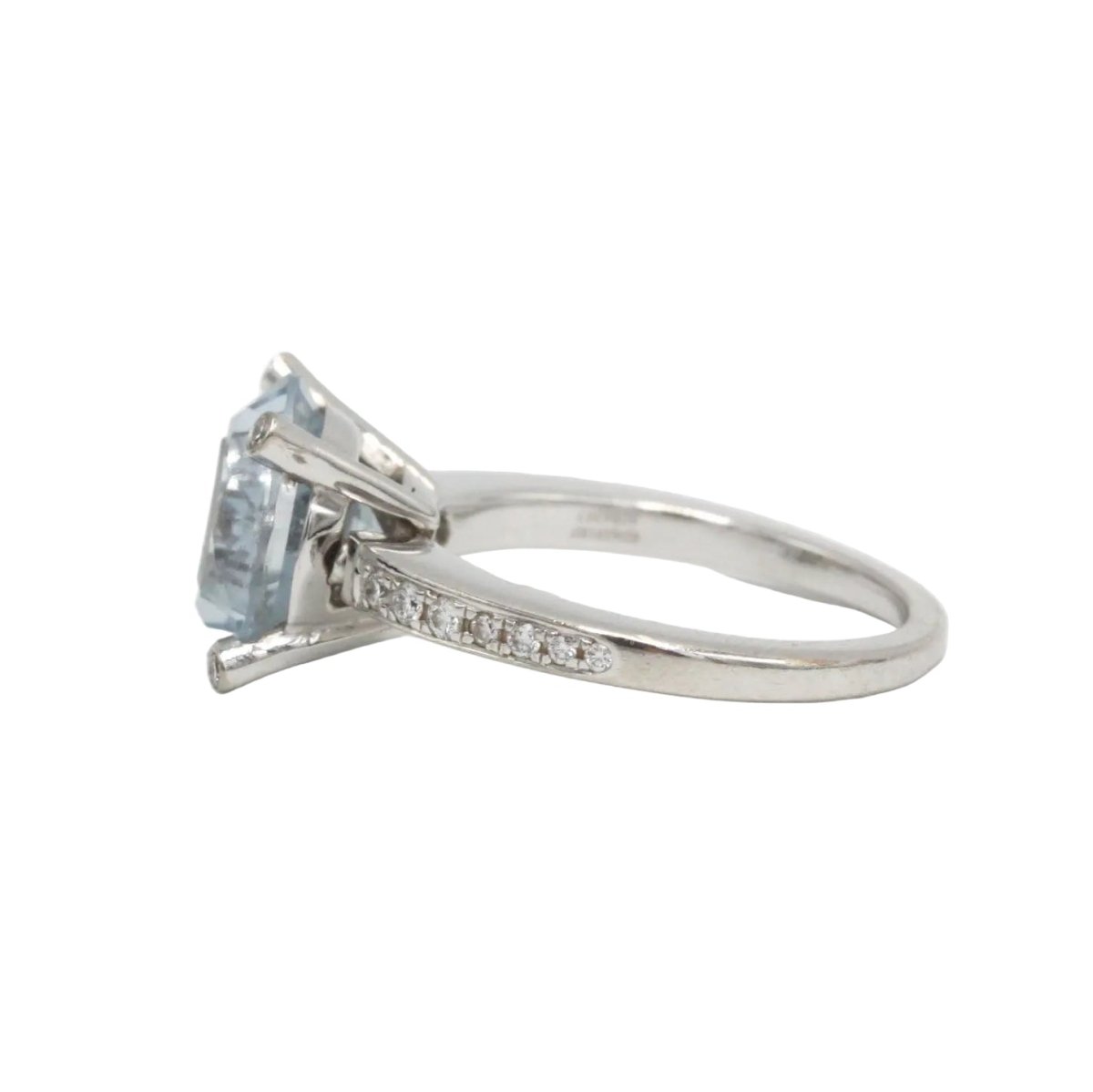 Bague Solitaire CHOPARD "Happy So" en or blanc et diamants - Castafiore