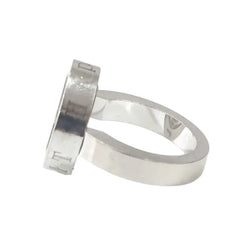 Bague Solitaire CHOPARD "Happy Spirit" en or blanc et diamant - Castafiore
