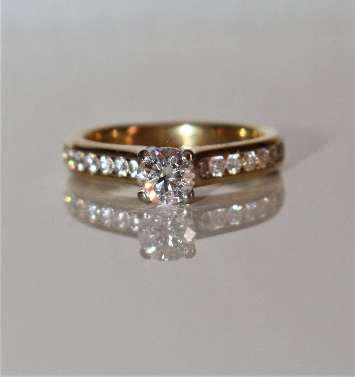Bague solitaire de la maison Birks CANADA - Castafiore