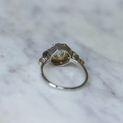 Bague Solitaire Diamant 0.90 Ct Art Deco - Castafiore