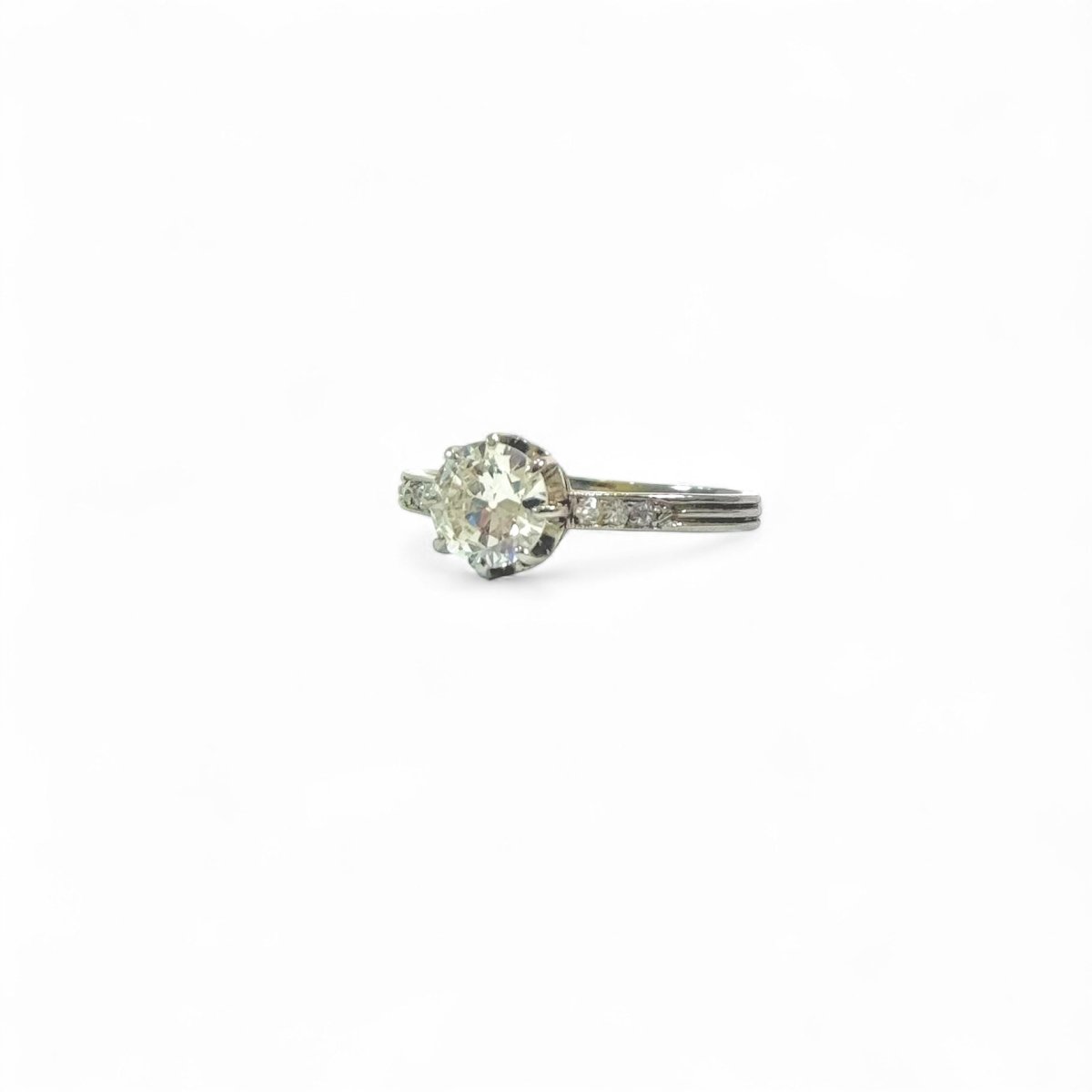 Bague solitaire diamant - Castafiore