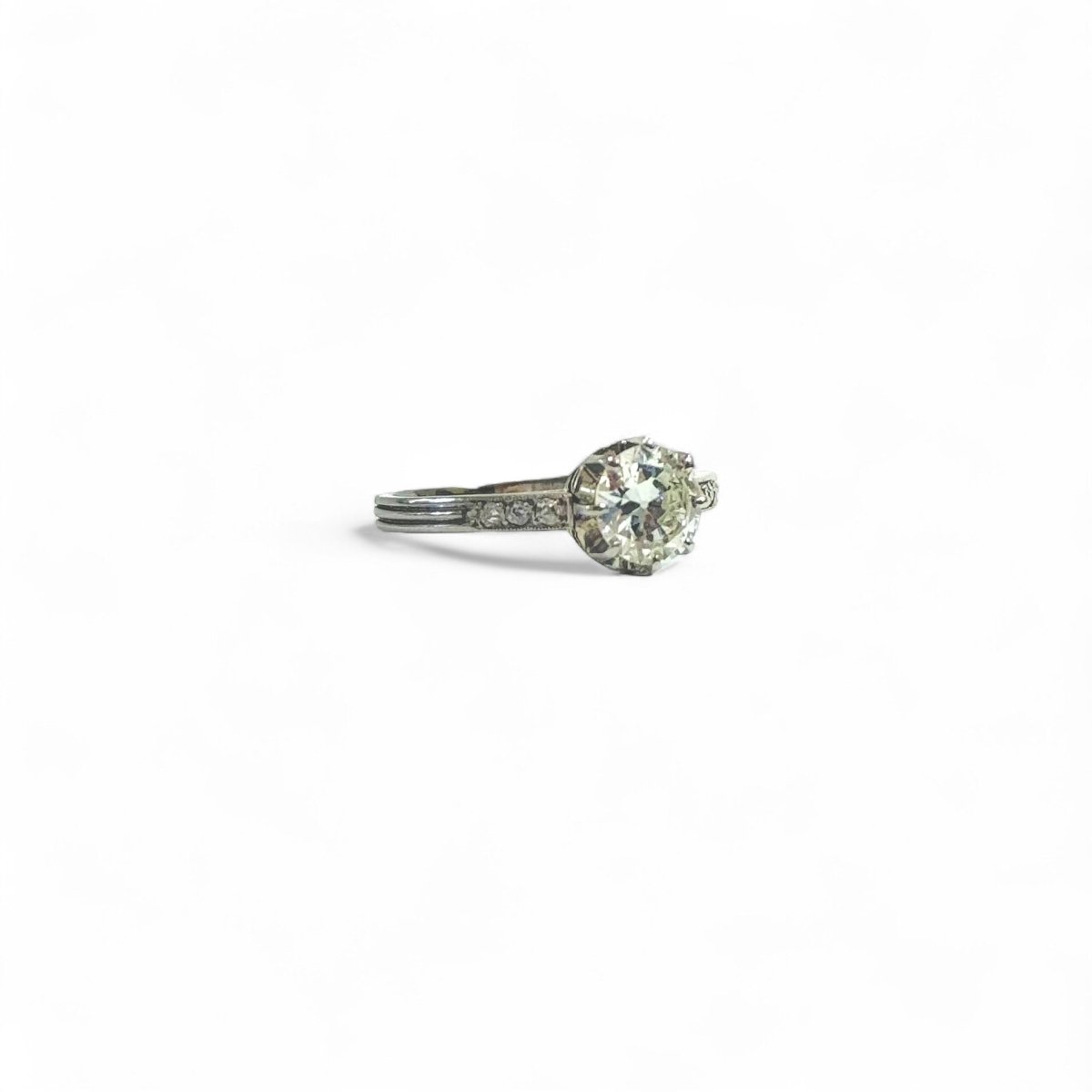 Bague solitaire diamant - Castafiore