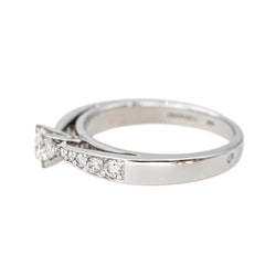 Bague Solitaire DIAMANTI en or blanc et diamants - Castafiore