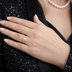 Bague Solitaire en - Castafiore
