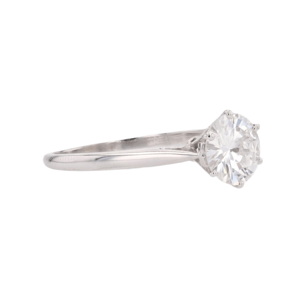 Bague Solitaire en or blanc et diaamnts - Castafiore