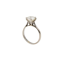 Bague Solitaire en or blanc et diamant - Castafiore
