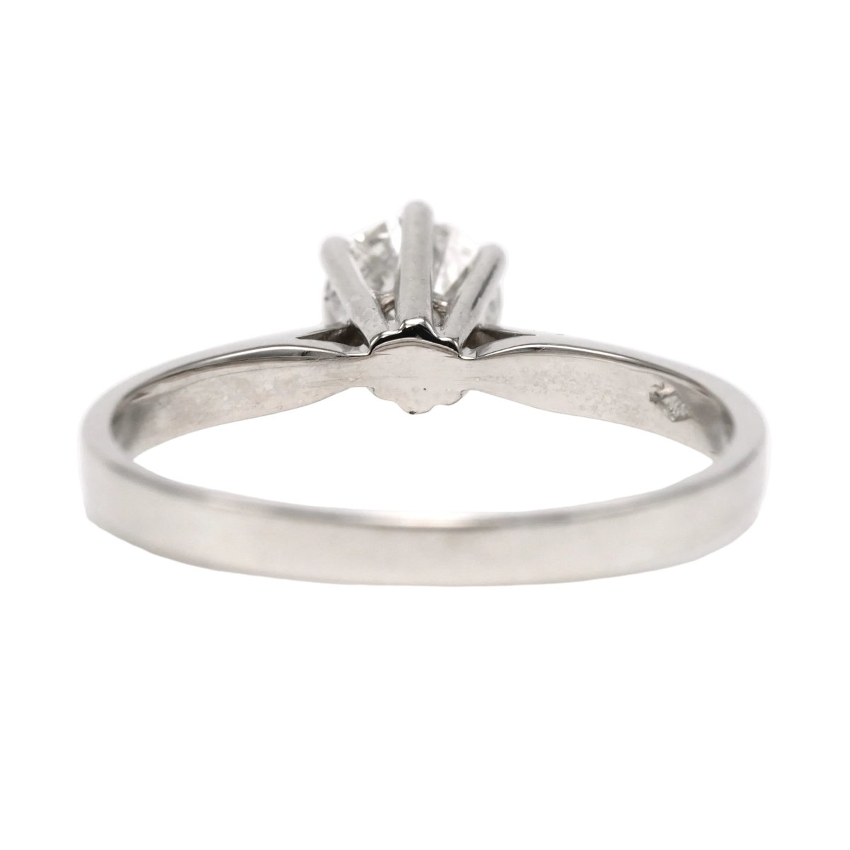 Bague Solitaire en or blanc et diamant - Castafiore