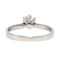 Bague Solitaire en or blanc et diamant - Castafiore