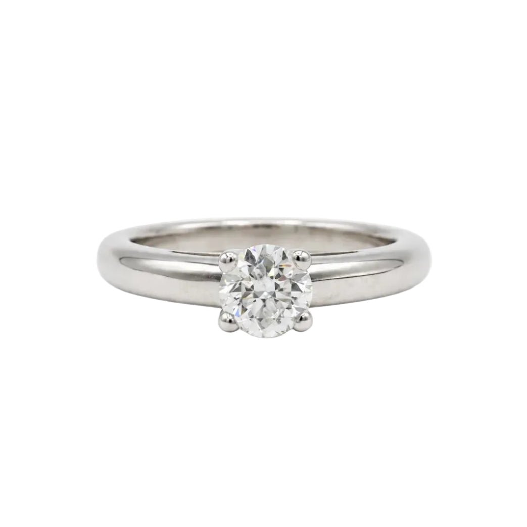 Bague Solitaire en or blanc et diamant - Castafiore