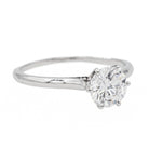 Bague Solitaire en or blanc et diamant - Castafiore