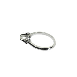 Bague Solitaire en or blanc et diamant - Castafiore