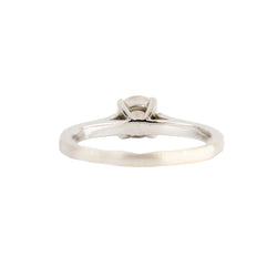 Bague Solitaire en or blanc et diamant - Castafiore