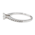 Bague Solitaire en Or blanc et Diamant - Castafiore