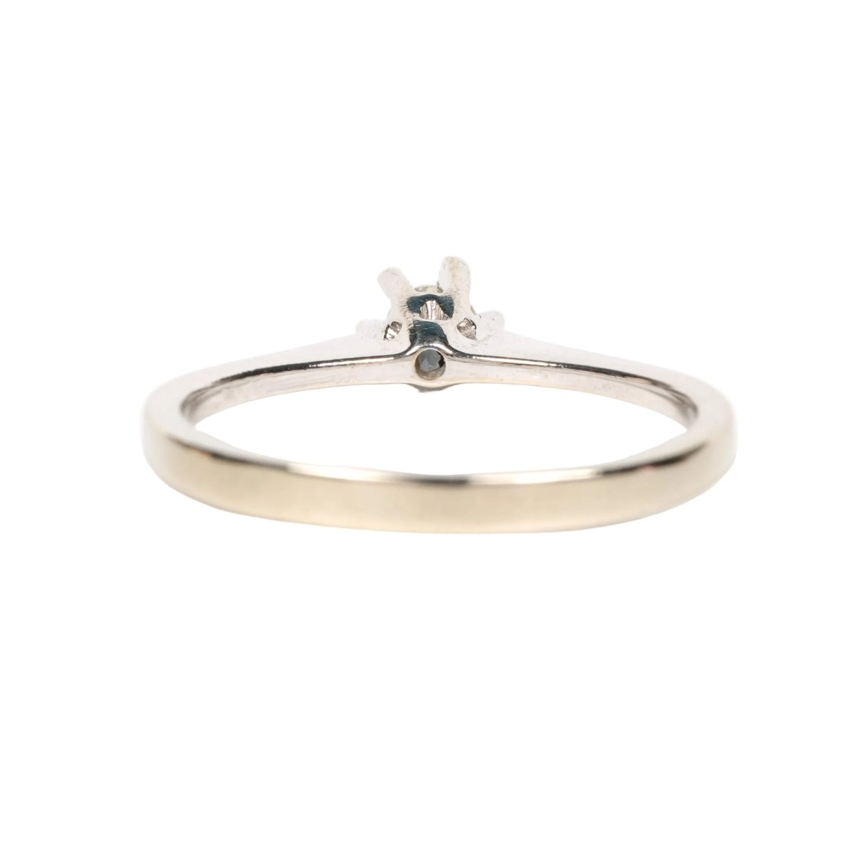 Bague Solitaire en or blanc et diamant - Castafiore
