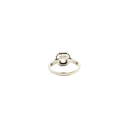 Bague Solitaire en or blanc et diamant - Castafiore
