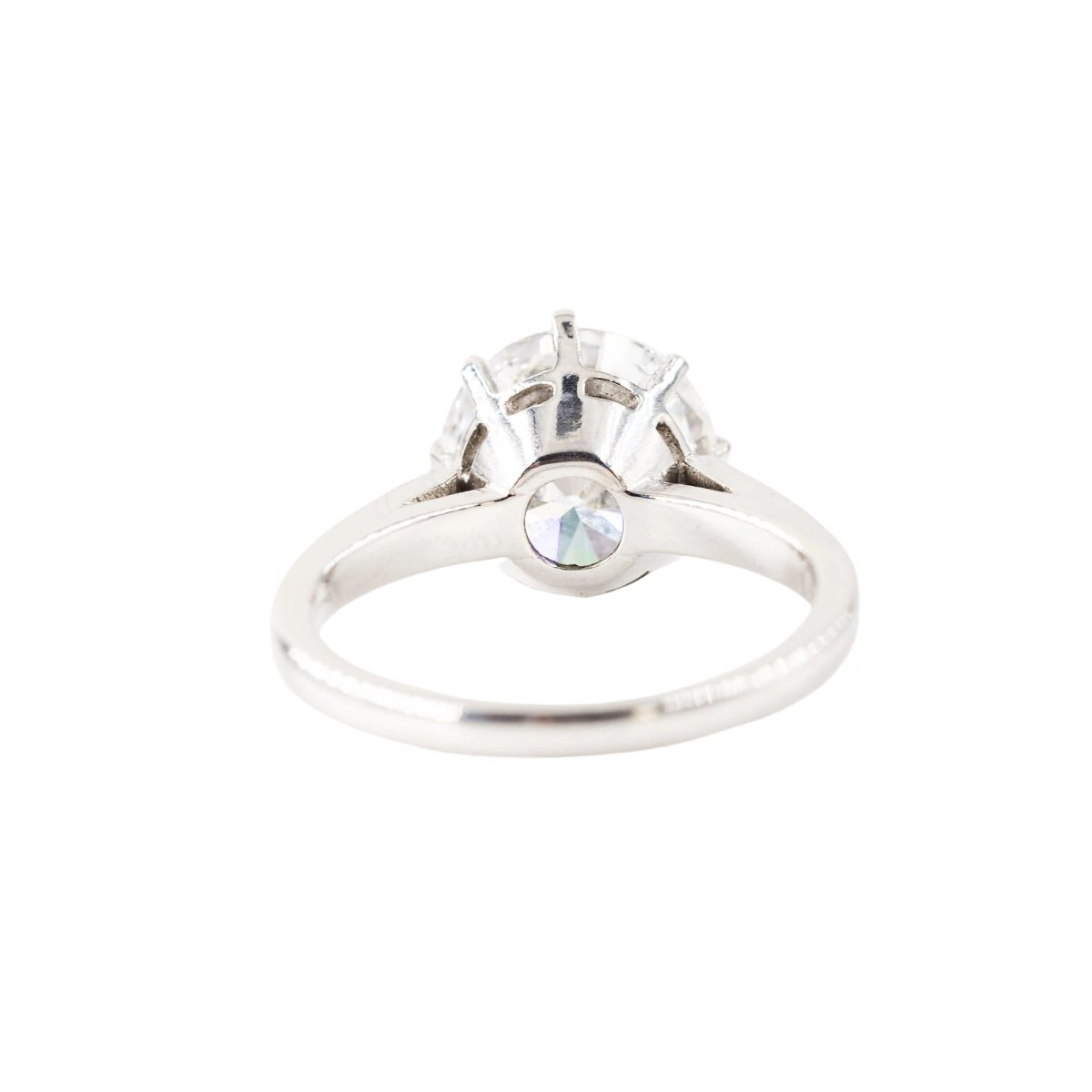 Bague Solitaire en or blanc et diamant - Castafiore